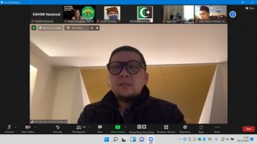 Ketua Komisi II DPR yang juga Presidium MN KAHMI, Ahmad Doli Kurnia, dalam webinar "Refleksi Kritis Pemindahan Ibu Kota Negara: Antara Pemulihan Ekonomi dan Pergeseran Episentrum Pembangunan Nasional" yang diadakan Lembaga Kajian Strategis Majelis Nasional Korps Alumni Himpunan Mahasiswa Islam (MN KAHMI) secara hibrida, Kamis (23/12/2021). LMD MN KAHMI