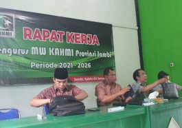 Rapat Kerja MW KAHMI Jambi di Graha KAHMI Jambi, Sabtu (8/1). Foto Jambi-independent.co.id