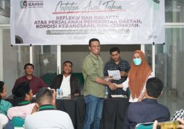 Jajaran pengurus MW KAHMI Maluku Utara dalam sebuah acara diskusi, Januari 2022. Dokumentasi MW KAHMI Maluku Utara