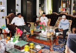 Suasana audiensi presidium KAHMI Pariaman-Padang Pariaman dan HMI dengan Bupati Padang Pariaman, Suhatri Bur, di Padang Pariaman, Sumbar, pada Jumat (28/1/2022). Istimewa