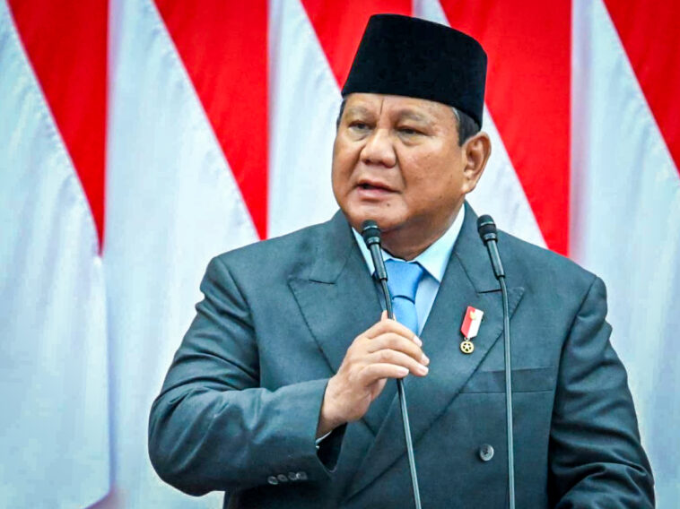 Presiden RI Prabowo Subianto